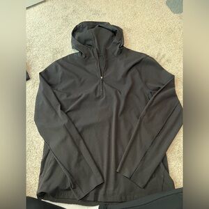 lululemon athletica Men's Black Half-Zip Hoodie